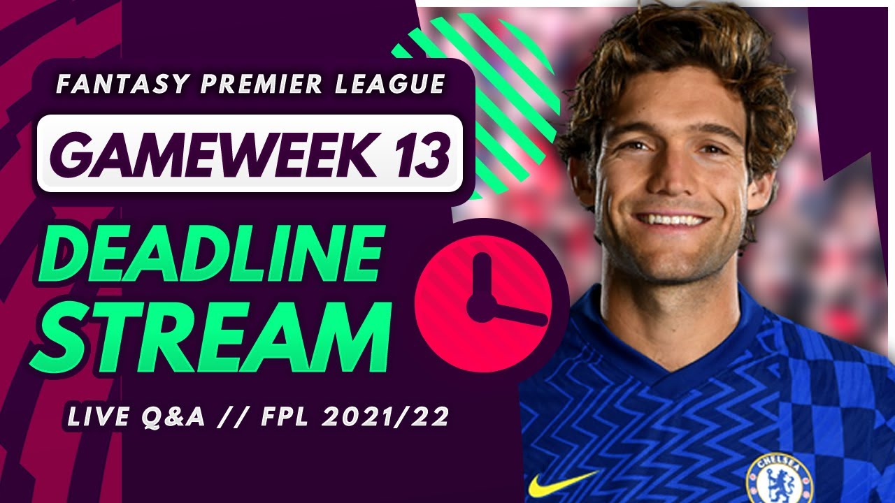 FPL GW13 DEADLINE STREAM – Live Transfers, Team News and Q&A! | Fantasy Premier League