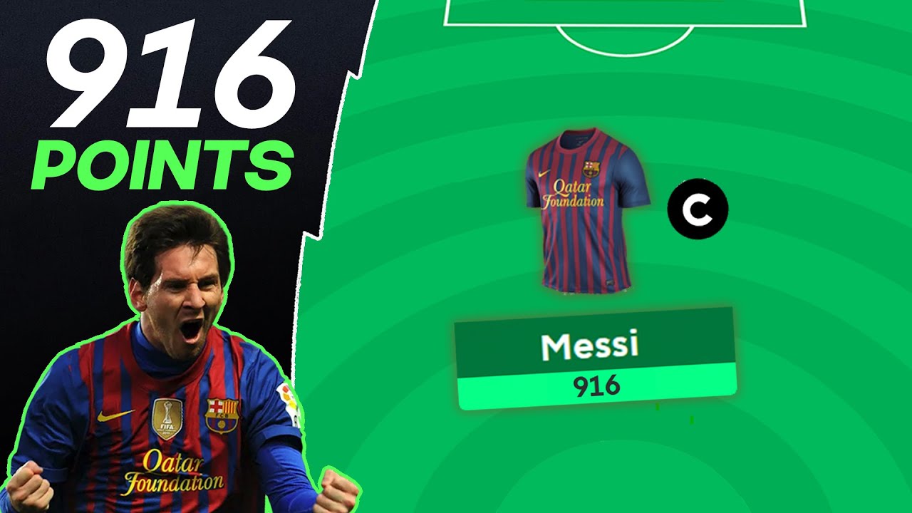 If 11/12 Messi was in FPL | Impossible Score | All-Time Record