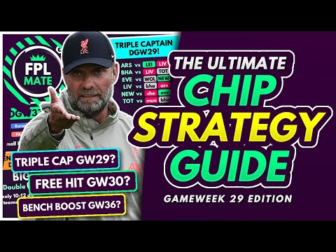 THE ULTIMATE CHIP STRATEGY GUIDE! | GW29-38 Free Hit, Wildcard, Bench Boost Explained | FPL 2021/22
