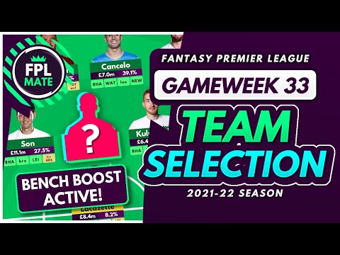 FPL GW33 BENCH BOOST TEAM – RANK 125! | Scores, Team & Captain Fantasy Premier League 2021/22
