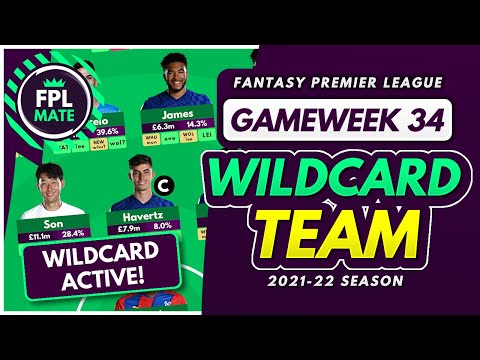 FPL GW34 BEST WILDCARD STRATEGY | Wildcard Template for Gameweek 34 Fantasy Premier League 2021-22