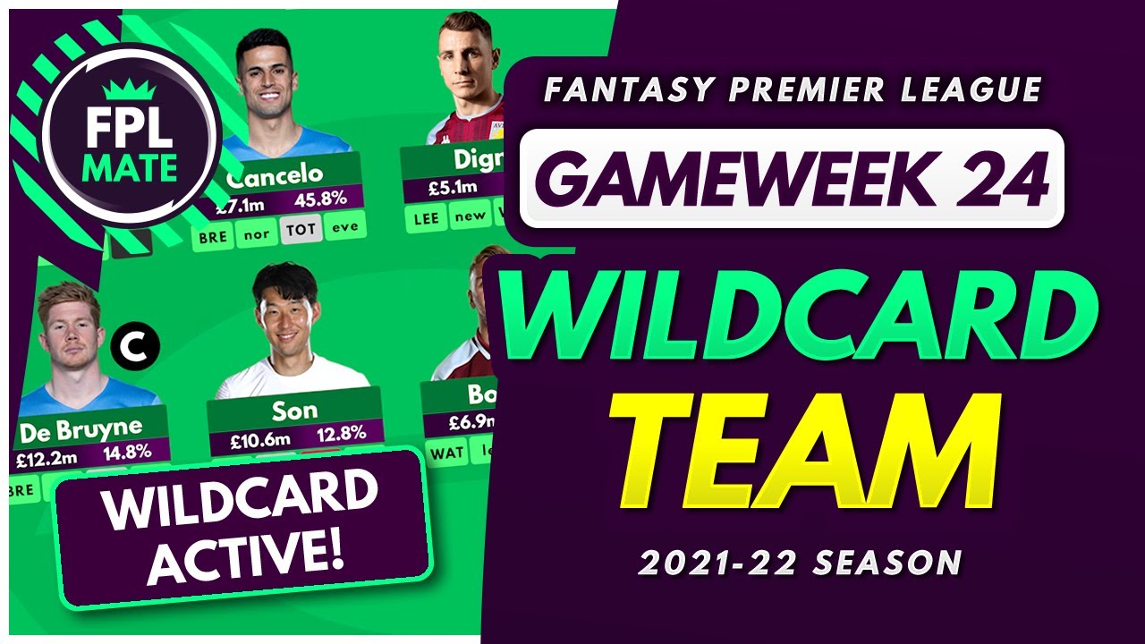 FPL GW24 MY WILDCARD STRATEGY | Wildcard Template for Gameweek 24 Fantasy Premier League 2021-22