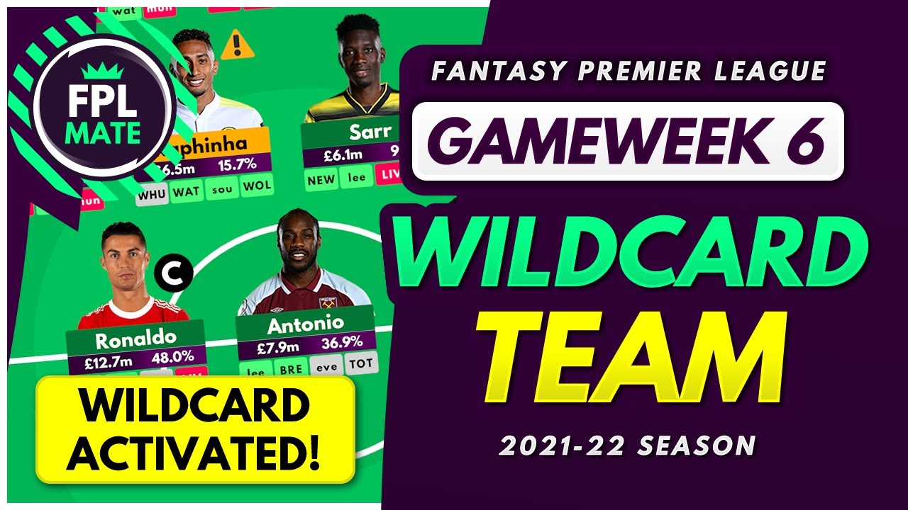 FPL GW6 WILDCARD DRAFT | Wildcard Template Strategy for Gameweek 6 Fantasy Premier League 2021-22