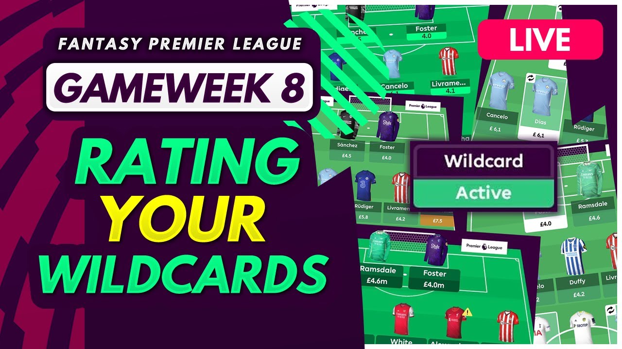 FPL GW8 RATING YOUR WILDCARD DRAFTS! – Live Wildcard Discussion & Tips | Fantasy Premier League