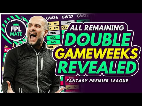 FPL GW32 REMAINING DOUBLE GAMEWEEKS PREDICTION! | Future Double & Blank Fixtures 32-38 | FPL 2021/22