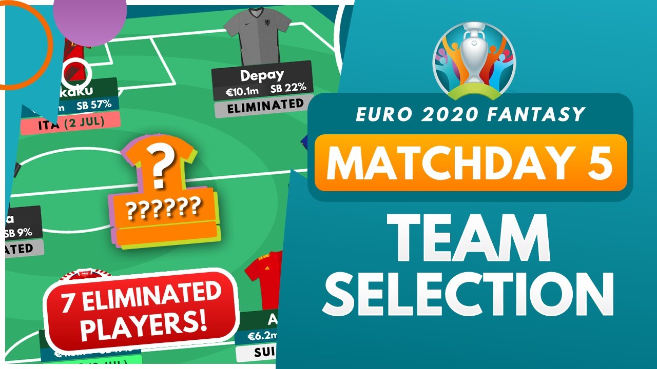 EURO 2020 Fantasy | MY MATCHDAY 5 TEAM! | Quarter Finals Squad Draft Selection and Strategy