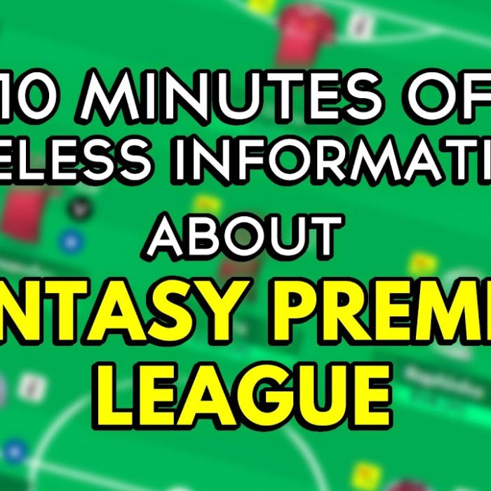 10 Minutes of Useless Information and Facts about Fantasy Premier League