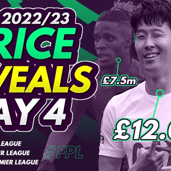 FPL 2022/23 PRICE REVEALS LIVE REACTION DAY 4! | Official Fantasy Premier League Prices