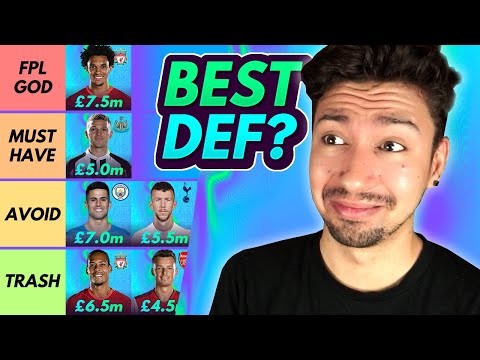 FPL 2022/23 | DEFENDERS TIER LIST! | Best Defenders To Put In Your GW1 Fantasy Premier League Squad?