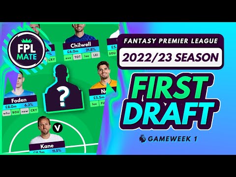 MY FIRST FPL 2022/23 GW1 DRAFT! | Fantasy Premier League New Season