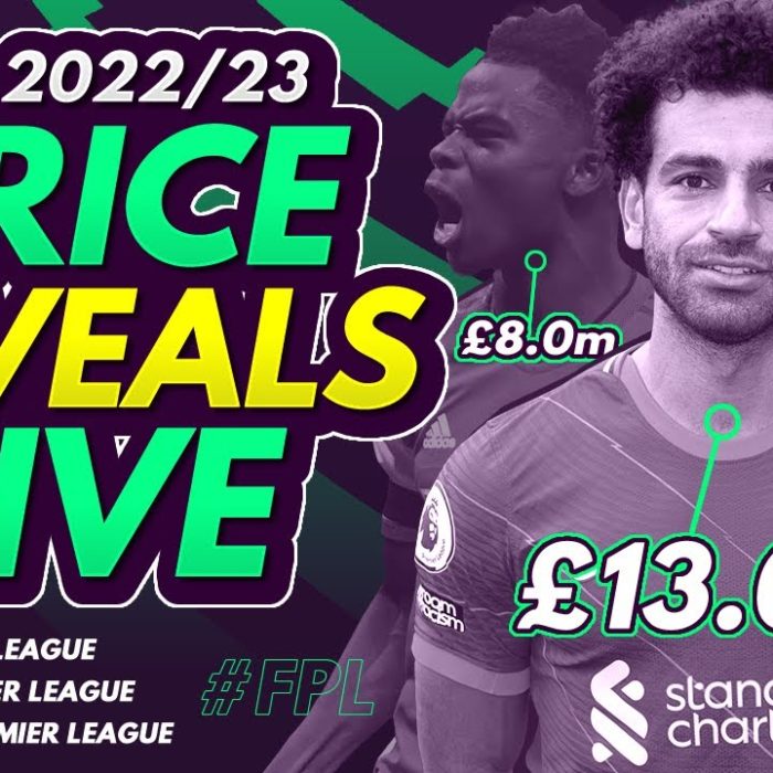 FPL 2022/23 PRICE REVEALS LIVE REACTION! | Official Fantasy Premier League Prices