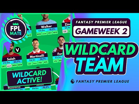 FPL GW2 BEST WILDCARD STRATEGY! | Wildcard Template for Gameweek 2 Fantasy Premier League 2022-23