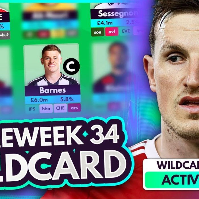 FPL GW34 BEST WILDCARD TEAM | Wildcard Chip Strategy Guide 🧠 Fantasy Premier League 2024/25