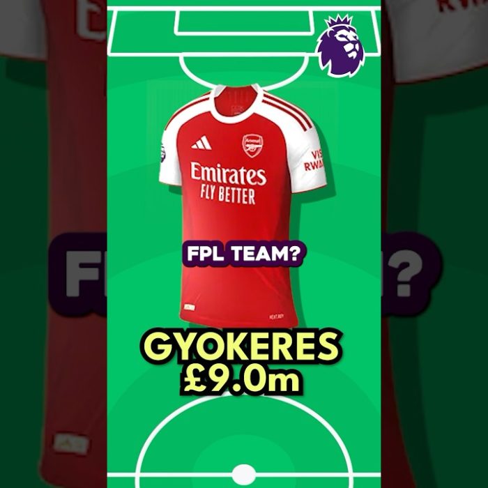 Viktor Gyökeres FPL price 🔥 Should you buy for GW1 2025/26? #fpl