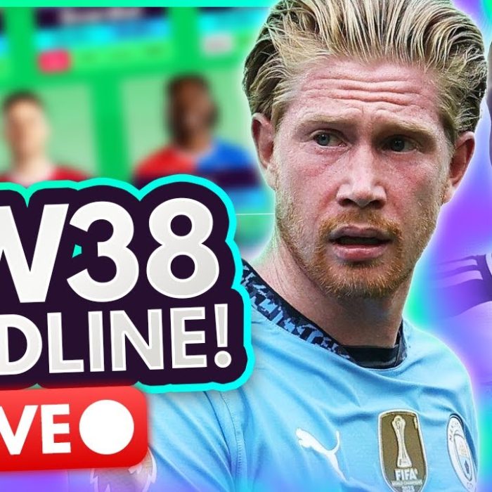 FPL GW38 DEADLINE STREAM ⏰ Team News & Final Tips! 🚨 | Gameweek 38 Fantasy Premier League 24/25