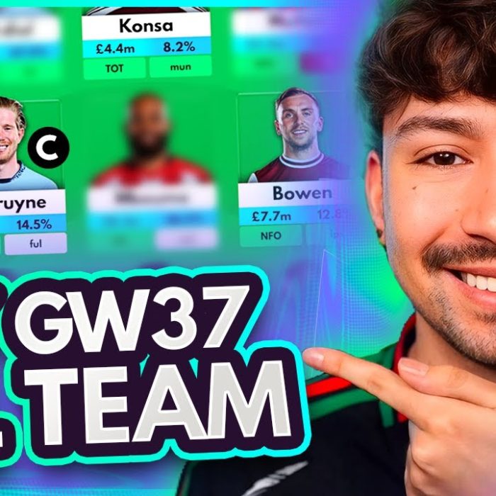 FPL GW37 TEAM SELECTION | Differential Captain! © | Gameweek 37 Squad, Transfers & Captain