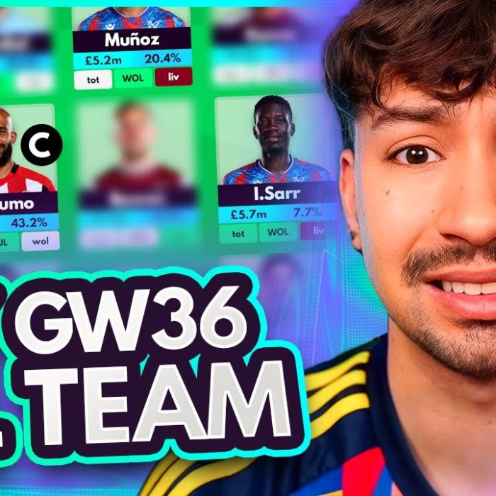 FPL GW36 TEAM SELECTION | Man City Team News! 🔑 | Gameweek 36 Squad, Transfers & Captain