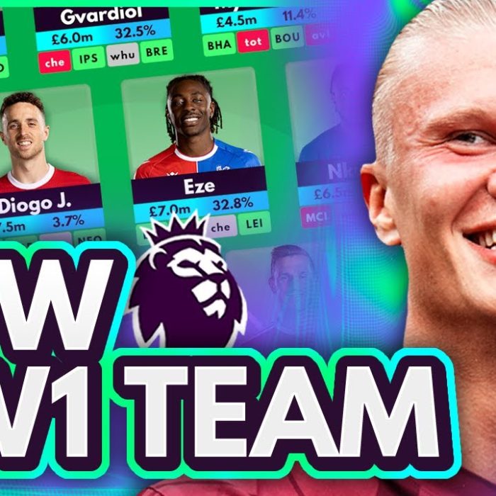 FPL 2024/25 MY NEW GW1 TEAM! | Haaland Wildcard Strategy Fantasy Premier League Draft Selection