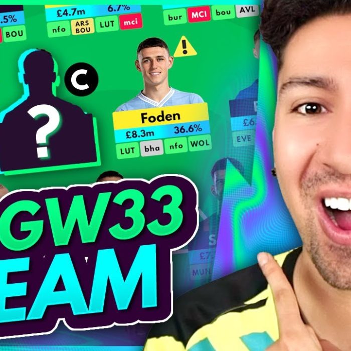 FPL GW33 TEAM SELECTION | Foden Woes! 😬⚠️ | Gameweek 33 Squad – Fantasy Premier League 2023/24