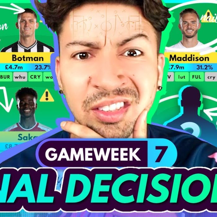 FINAL FPL DECISIONS FOR GW7! ALL Injury News! Saka Update + MORE! | Fantasy Premier League 2023-24