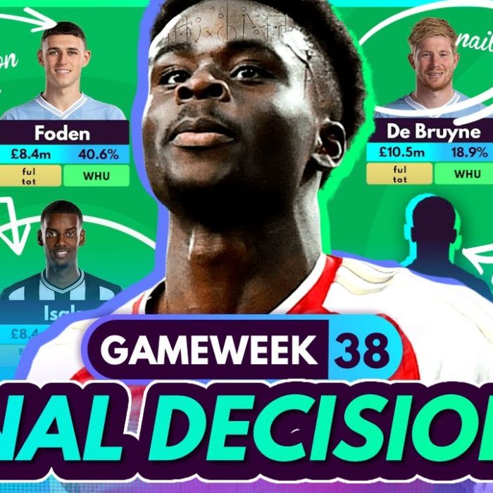 FINAL FPL DECISIONS FOR GW38! Saka & De Bruyne Injury Updates!⚠️🚨 | Fantasy Premier League 2023-24