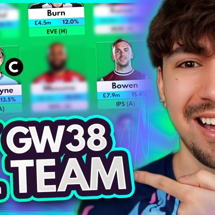 FPL GW38 FINAL TEAM SELECTION | The BEST Differential! 🌶️ | Gameweek 38 Squad, Transfers & Captain