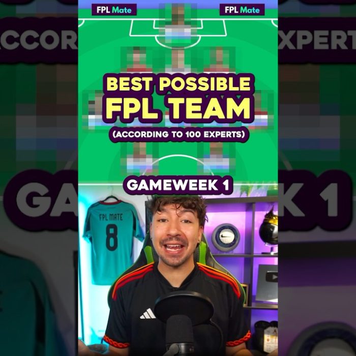 The BEST POSSIBLE FPL Team 2025-26 GW1… Expert Squad Selection! 🧠🔥 #fpl