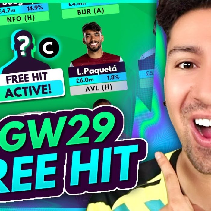 FPL GW29 FREE HIT TEAM SELECTION | New Changes | Gameweek 29 Squad – Fantasy Premier League 2023/24