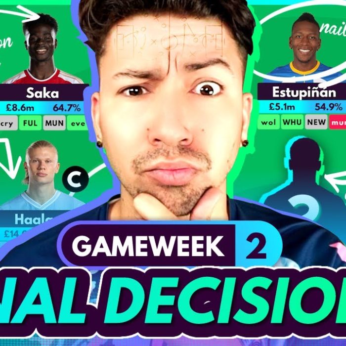 FINAL FPL DECISIONS FOR GW2! James Injury? Sell Gabriel? Which GKP? | Fantasy Premier League 2023-24