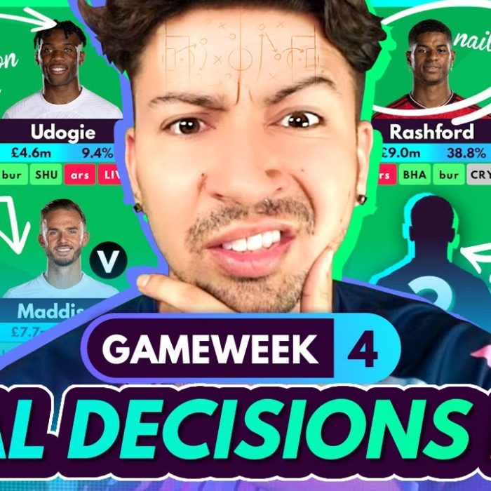 FINAL FPL DECISIONS FOR GW4! Maddison vs Sterling? New Injuries! | Fantasy Premier League 2023-24