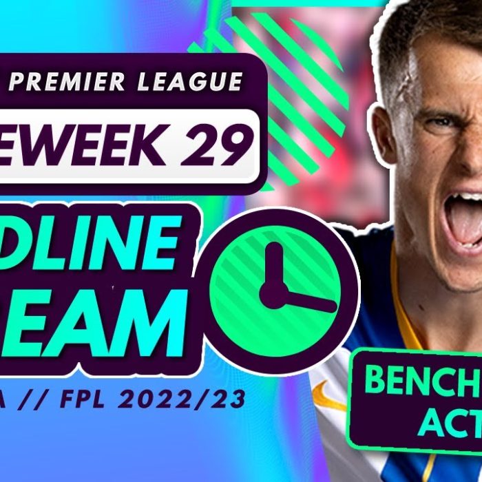 FPL GW29 DEADLINE STREAM! – Bench Boost Plan, Team News and Q&A! | Fantasy Premier League 2022/23