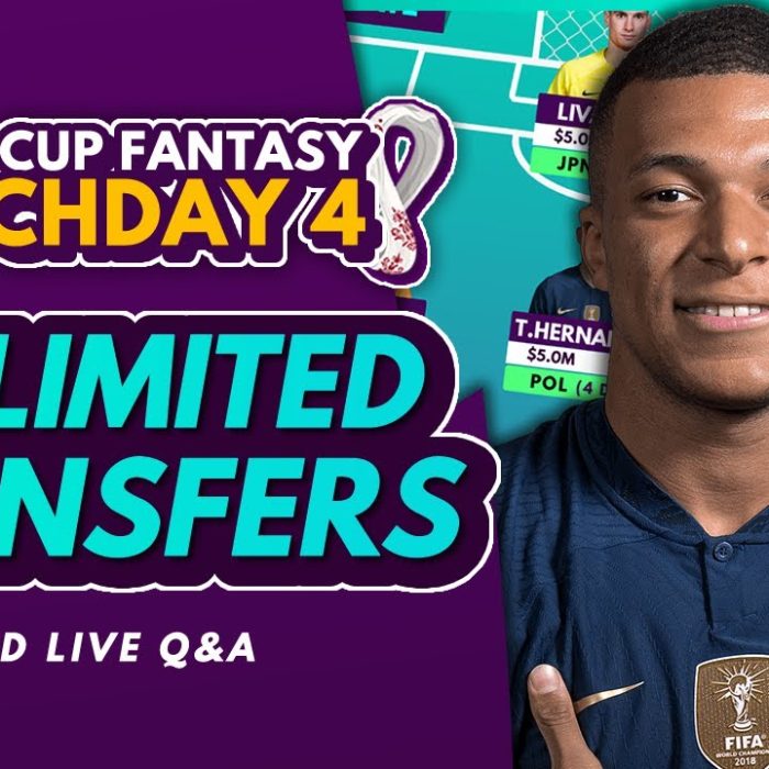 WORLD CUP FANTASY MATCHDAY 4 | Transfers, Strategy & LIVE Q&A Tips! | World Cup 2022 Fantasy Team