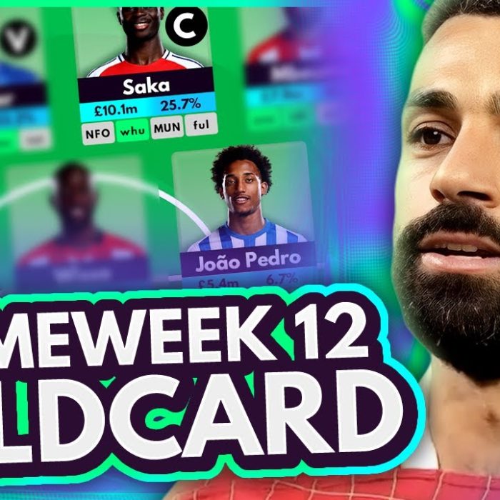 MY FPL GW12 WILDCARD TEAM! | Salah, Palmer, Saka Squad 💥 | Fantasy Premier League 2024/25