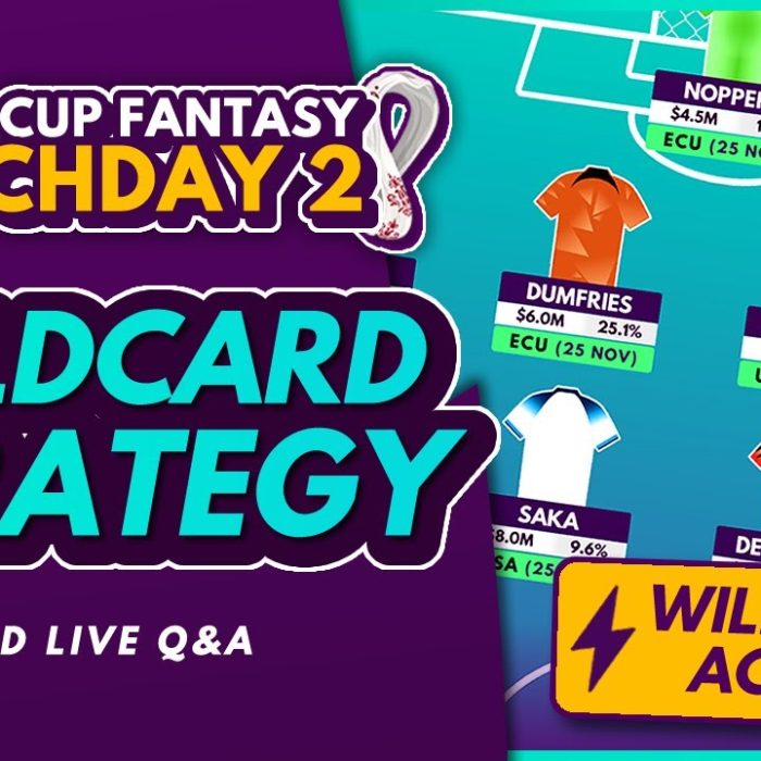 WORLD CUP FANTASY MATCHDAY 2 | Wildcard Draft, Hacks & LIVE Q&A Tips! | World Cup 2022 Fantasy Team