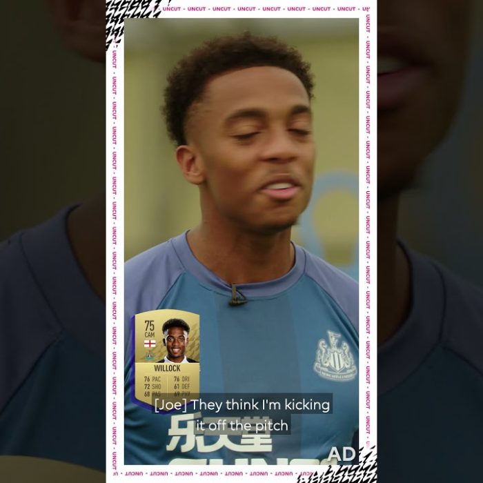 Joe Willock reacts to his FIFA 22 pass rating 😂