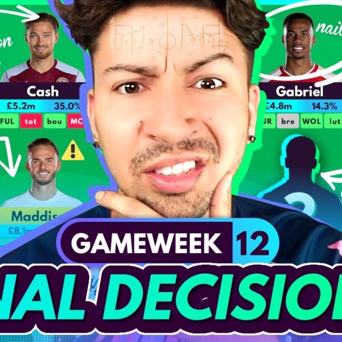 FINAL FPL DECISIONS FOR GW12! Saka Update ⚠️ & All Other Team News | Fantasy Premier League 2023-24