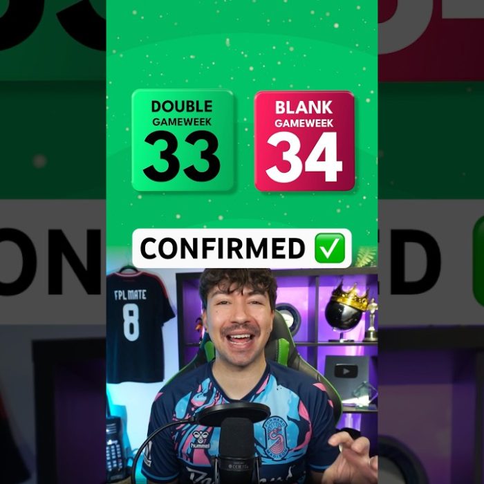 FPL NEW DOUBLE & BLANK GW CONFIRMED! ✅🚨 (#FPL GW32 TIPS)