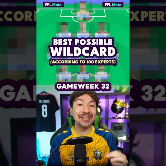 THE BEST POSSIBLE GW32 WILDCARD! (According to 100 FPL Experts 🧠) #fpl THE BEST POSSIBLE GW32 WILDCARD! (According to 100 FPL Experts 🧠) #fpl