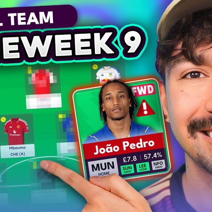 FPL GW9 Team Selection: Two Transfers Used! 🚨 | Transfers & Captain