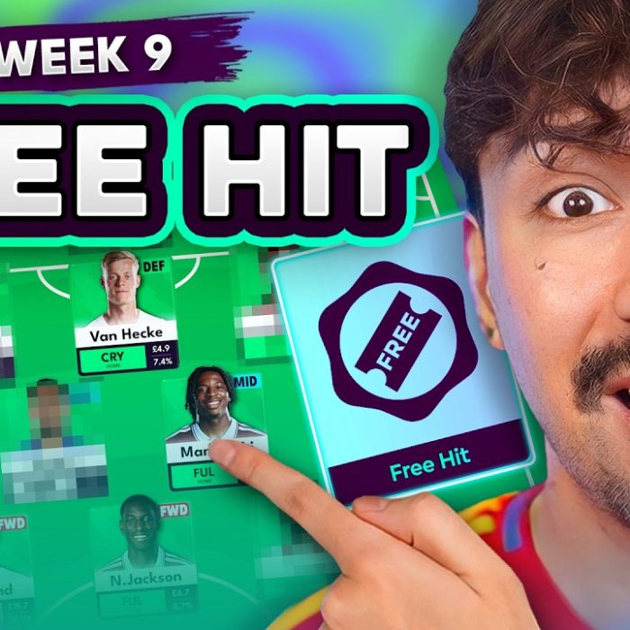 My FREE HIT Team for FPL GW9!