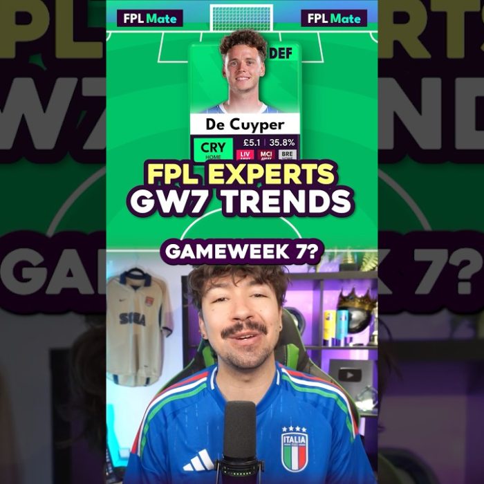 FPL GW7 Expert Trends, Transfers & Best Captains 🧠 #fpl